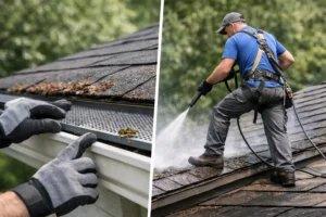 Gutter Guards vs Roof Cleaning for Safer Homes