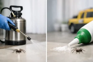 Spider Spray vs Dust Treatment: Which Works?