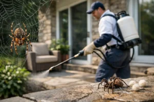Spider Control Around Outdoor Areas That Works